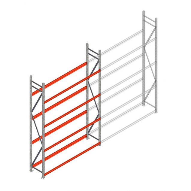 Reifenregal Weitspann AR 3000x2010x500mm (hxbxt) 4 Ebenen Anfangsregal