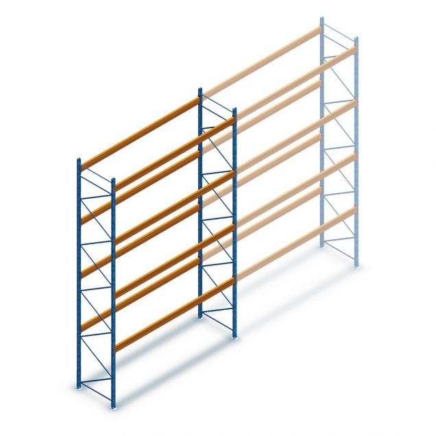 Gebrauchtes JH MPB Palettenregal 6400x3600x1100 mm (hxbxt) 4 Ebenen Anfangsregal