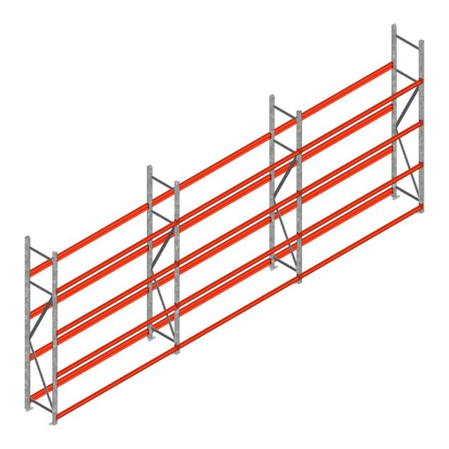 Vorteilsreihe Reifenregal Weitspannregal AR 2500x6230x400mm (HxBxT) 4 Ebenen