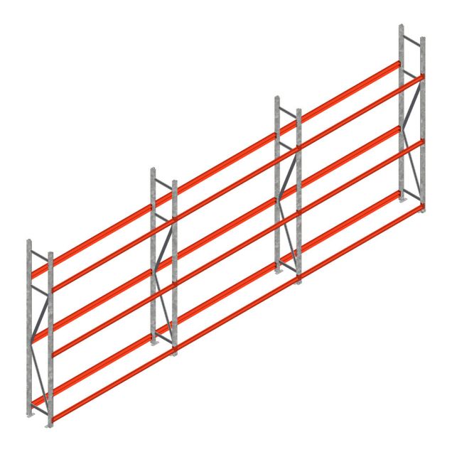Vorteilsreihe Reifenregal Weitspann AR 2500x6230x500 mm (HxBxT) 3 Ebenen