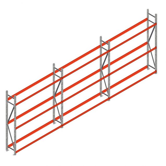 Vorteilsreihe Reifenregal Weitspann AR 2250x6230x400mm (hxbxt) 3 Ebenen