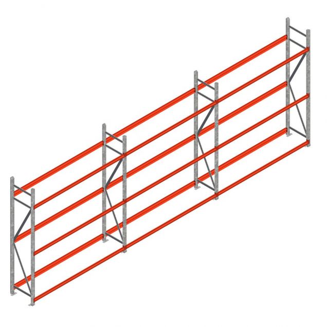 Vorteilsreihe Reifenregal Weitspann AR 2250x6230x500mm (hxbxt) 3 Ebenen