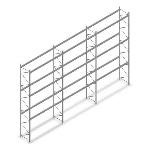 Vorteilsreihe gebrauchte Dexion Palettenregal 5000x8460x900 mm (hxbxt) 3 Ebenen