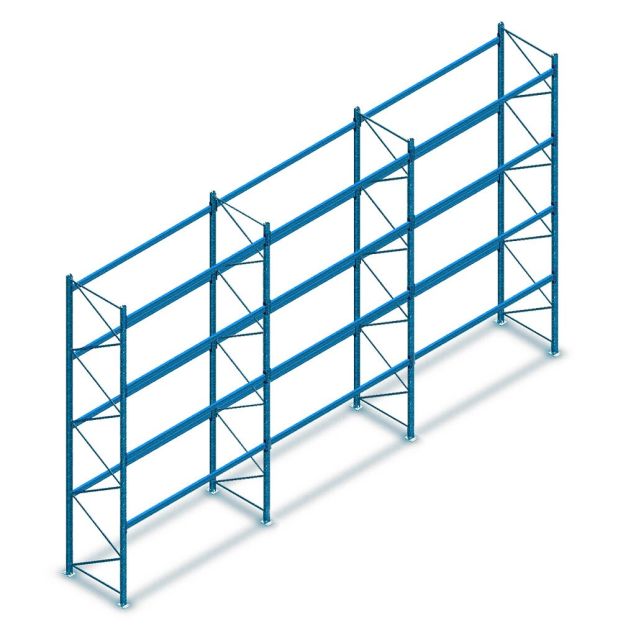 Vorteilsreihe gebrauchtes Stow Palettenregal 5250x8580x1100mm (HxBxT) 4 Ebenen