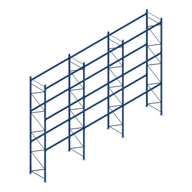 Vorteilsreihe gebrauchte Stow Palettenregal 5000x11200x1100mm (hxbxt) 3 Ebenen