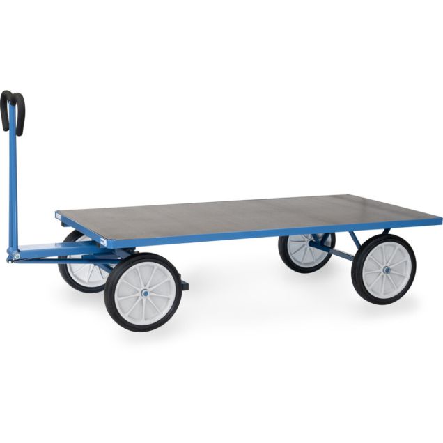 Handwagen mit Plattform 2000x1000 mm 1250 kg mit Vollgummireifen