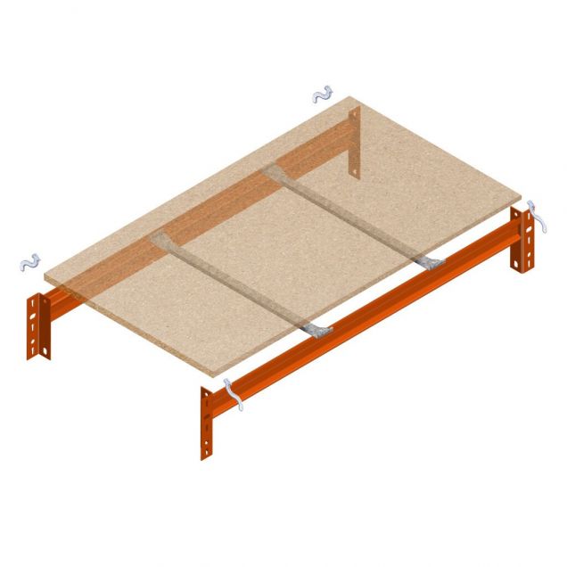 Ebene AR Weitspannregal 1610x900mm (bxt)