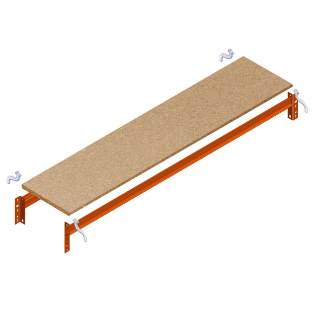 Ebene AR Weitspannregal 2700x600 mm (HxBxT)