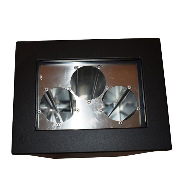 Bechereinsatz für modulare Abfalltrennungsstation 60 l, Aluminium