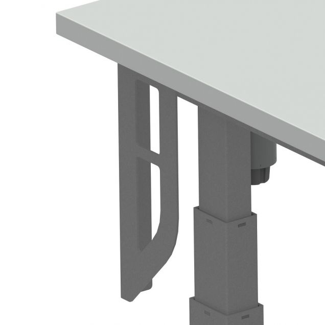 Bügelset für Aufbau Rückseite elektrisch verstellbare Werkbank