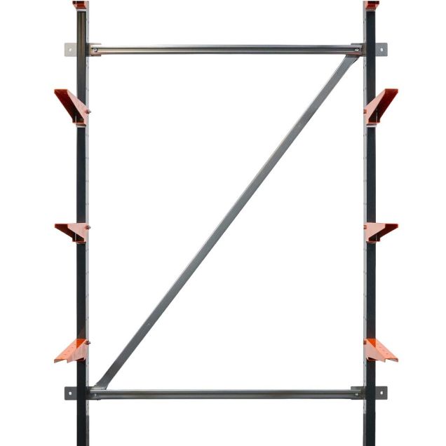Diagonalverstrebung leichtes Kragarmregal BR25 hoh 1250 mm