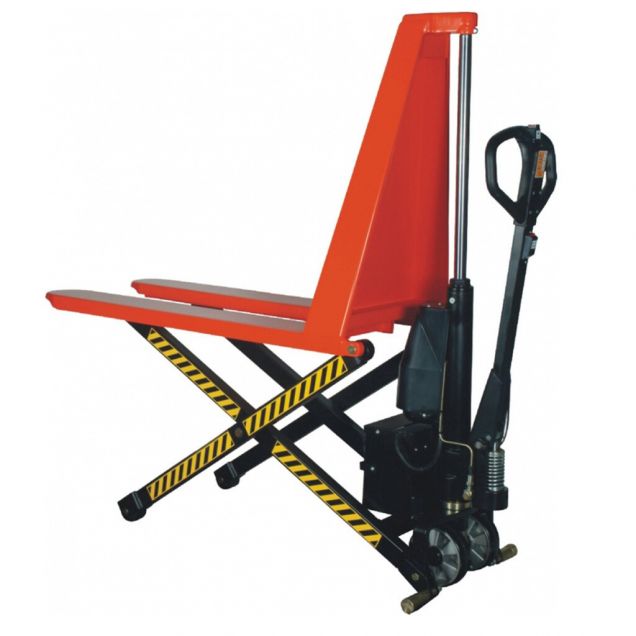 Scherenhubwagen halb-elektrisch Weldon 1000 kg rot