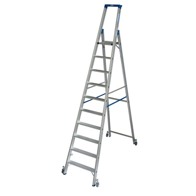 Industrietreppe Krause fahrbar 10 Stufen 2350 mm