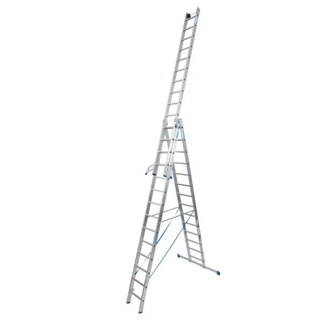 Reformleiter Krause 3x14 Sprossen 8900mm
