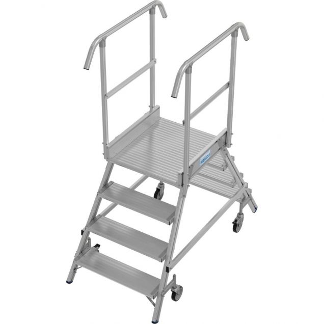 Plattformtreppe Krause doppelseitig 2x4 Stufen 1000 mm