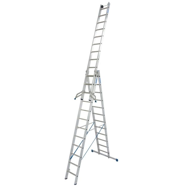 Reformleiter Krause 3x12 Sprossen 7300 mm