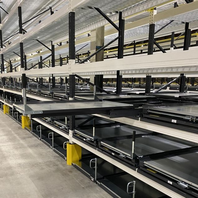 Gebrauchte Ziehlade für Palettenregal 1200x800 mm 300kg Anthrazit