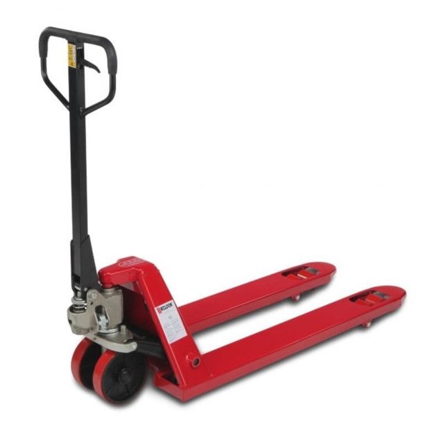 Palettenhubwagen, Hubwagen 2500 kg 1150 mm Poly-Räder