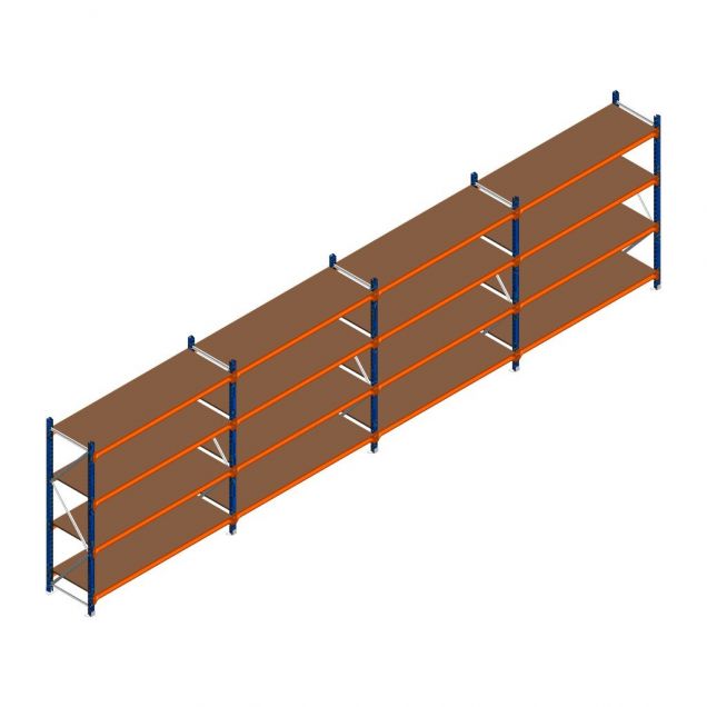 Vorteilsreihe Weitspannregal Kimer 1750x6250x600 mm (hxbxt) 4 Ebenen