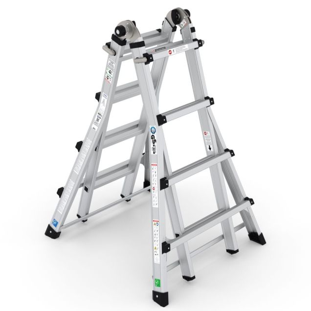 Klappleiter Wixor 4x4 Sprossen