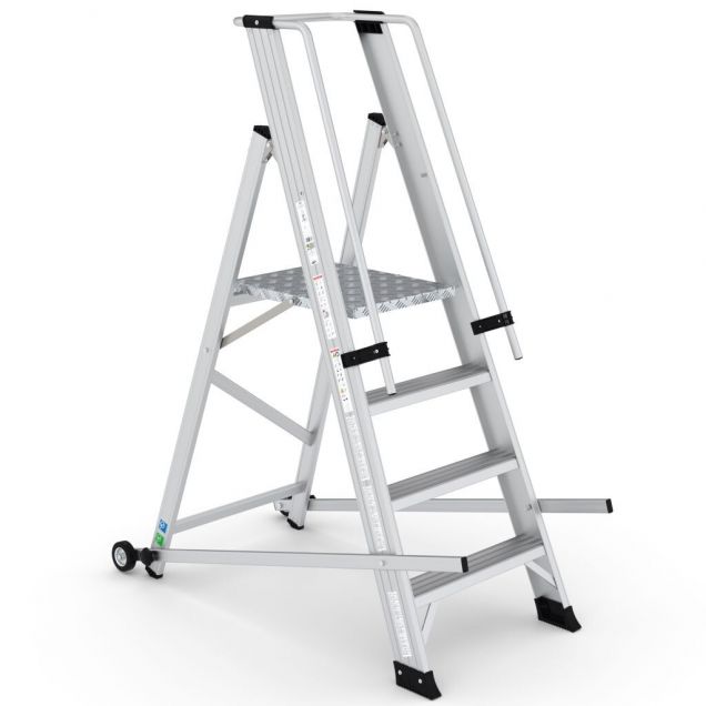 Klappbare Lagertreppe Wixor 4 Stufen