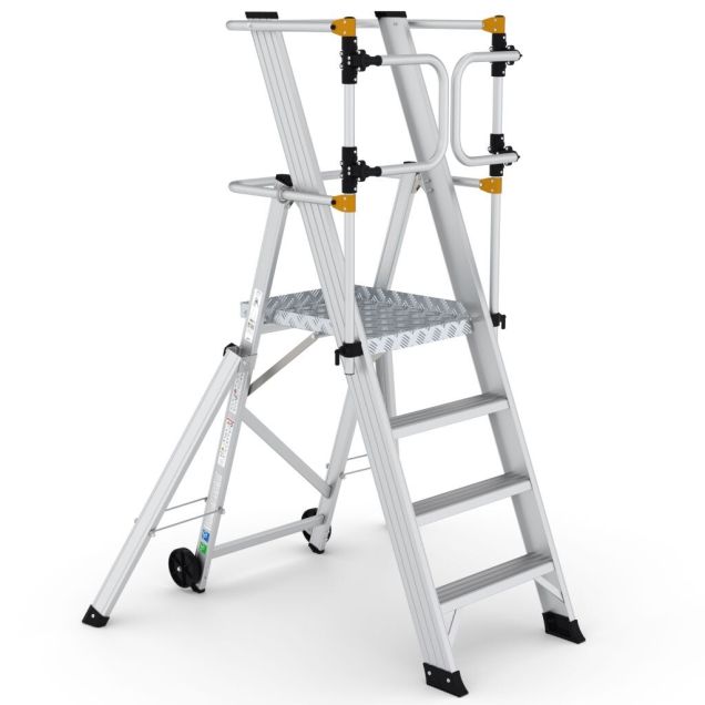 Magazintreppe Wixor klappbar extra sicher 4 Stufen