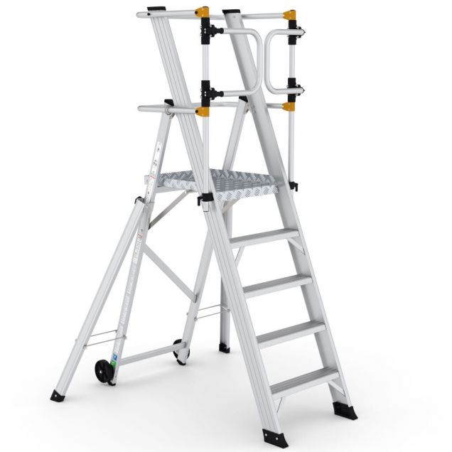 Lagerleiter Wixor klappbar extra sicher 5 Stufen