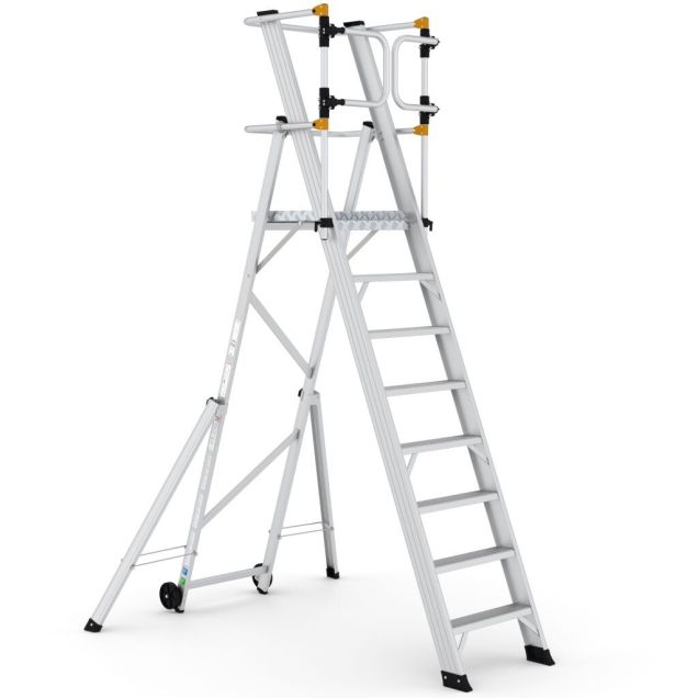 Magazintreppe Wixor klappbar extra sicher 8 Stufen