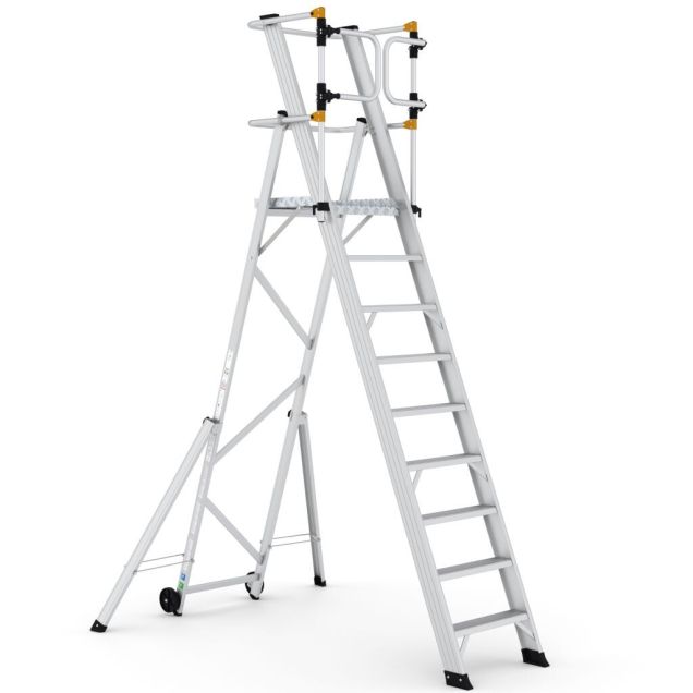 Magazintreppe Wixor klappbar extra sicher 9 Stufen