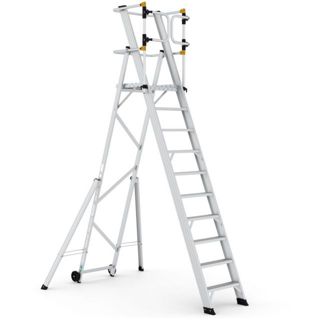 Lagerleiter Wixor klappbar extra sicher 10 Stufen