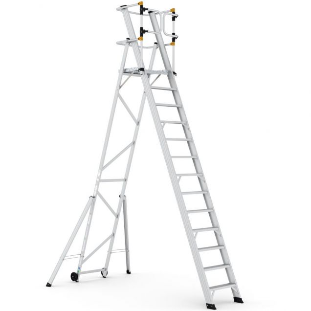 Lagerleiter Wixor klappbar extra sicher 13 Stufen