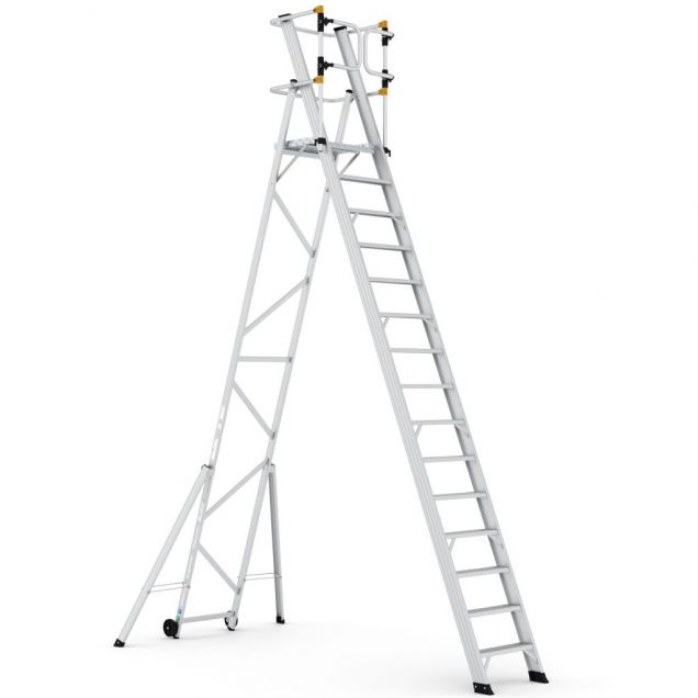 Lagertrappe Wixor klappbar extra sicher 15 Stufen