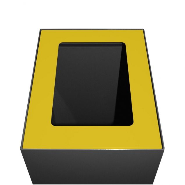 Deckel für modulare Abfalltrennungsstation 60l, Gelb