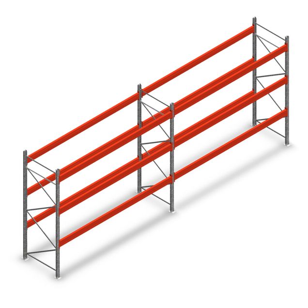 Kombiangebot Palettenregal AR T2 3500x7440x1100 mm (HxBxT) 3 Ebenen 2252kg/Eb.