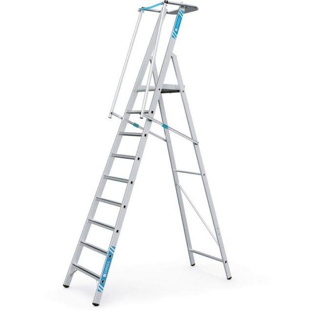 Plattformtreppe Zarges ZAP Safemaster S - 9 Stufen 2340 mm