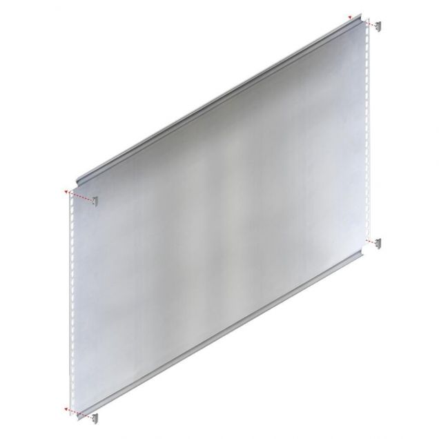 Rückwand Heavy Duty 1000x1000 verzinkt