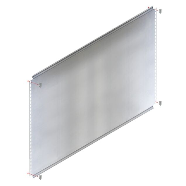 Rückwand Heavy Duty 1000x1000 verzinkt