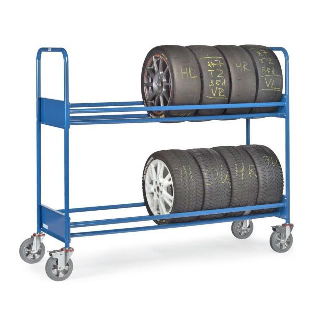 Reifenwagen 500 kg mit 2 Ladeflächen extra verstärkt