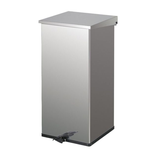 Carro-Kick Pedaleimer 110 Liter edelstahloptik
