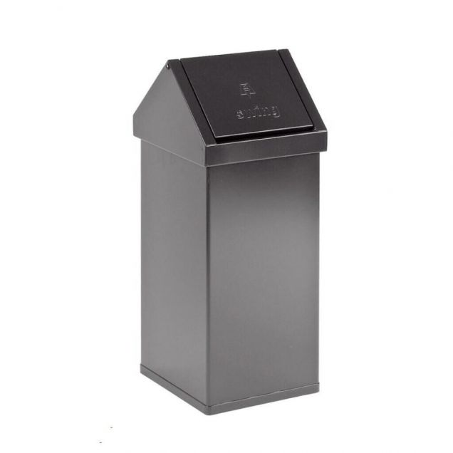 Carro Swing Abfallbehälter 55 Liter schwarz