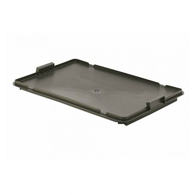 Deckel für LB stapelbaren Behälter 600x400x250 mm schwarz