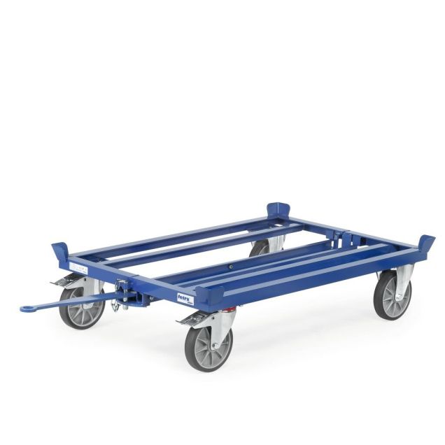Deichsel und Kupplung für Palettenunterwagen