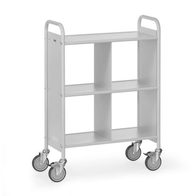 Aktewagen 720x350 mit 3 Etagen und 1 Trennwand