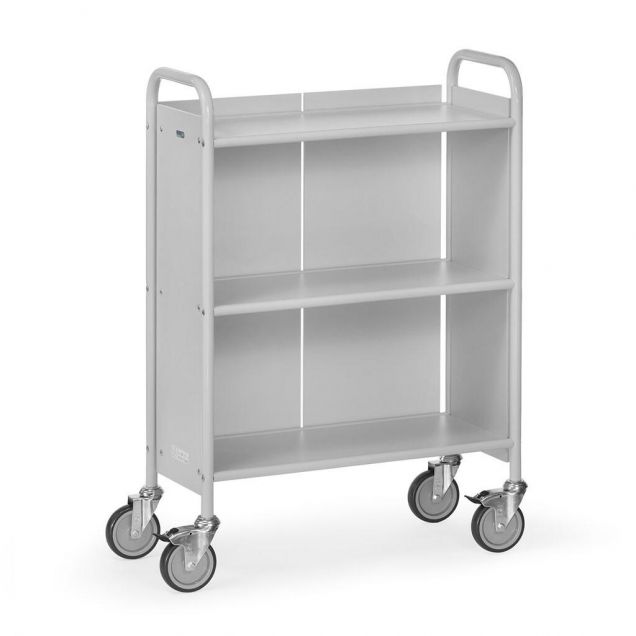 Aktenwagen 720x350 mit 3 Etagen und 1 Rückwand