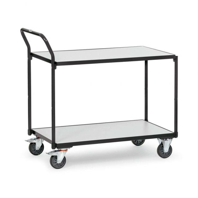 ESD-Tischwagen 300 kg, 2 Etagen 850x500 (lxb)