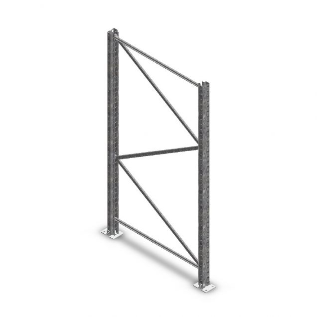 Rahmen Palettenregal AR T2 XS20 verzinkt 2000 x 1100 mm