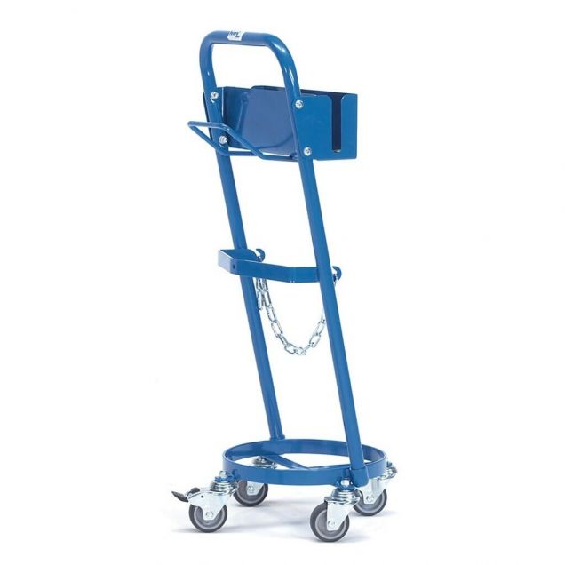 Gasflaschenroller 80 kg für 1 Propanflasche à 11 Liter mit Haken