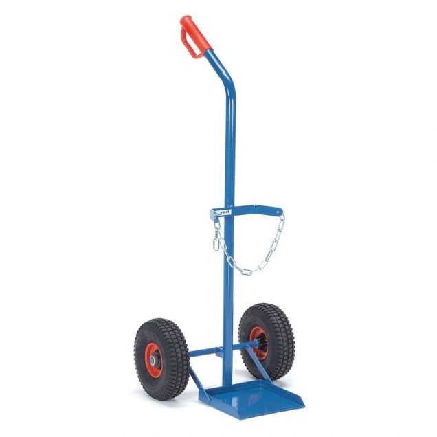 Gasflaschenwagen 100 kg für 1 Gasflasche à 20, 40 oder 50 Liter mit Luftreifen