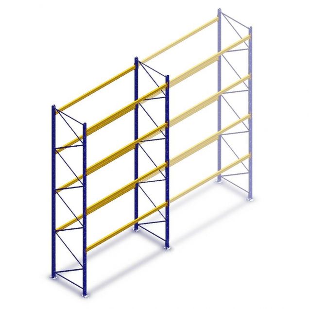Gebrauchtes Esmena Palettenregal 5250x2700x1100 mm (hxbxt) 4 Ebenen Anfangsregal