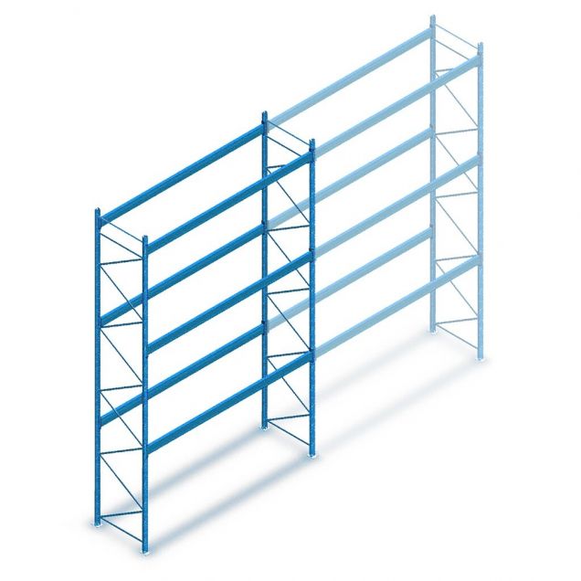 Gebrauchtes Dexion Speedlock Palettenregal 4650x3600x1100 mm (hxbxt) 3 Ebenen Anfangsregal